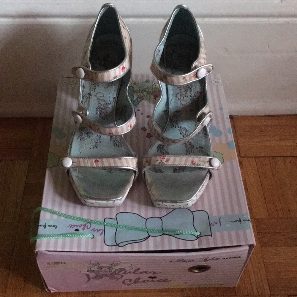 Irregular Choice 'Garden Party' chunky heels